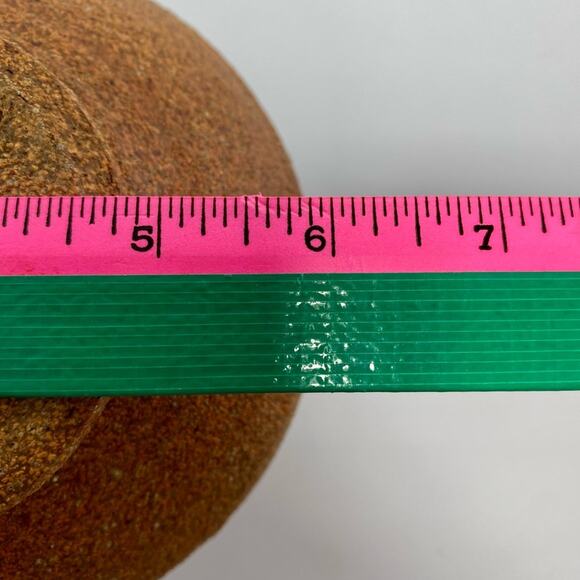 Carma Vintage Vintage 1980s Sand Art Pottery 6" Earthy Boho Floral Bottle Vase - Picture 8 of 8